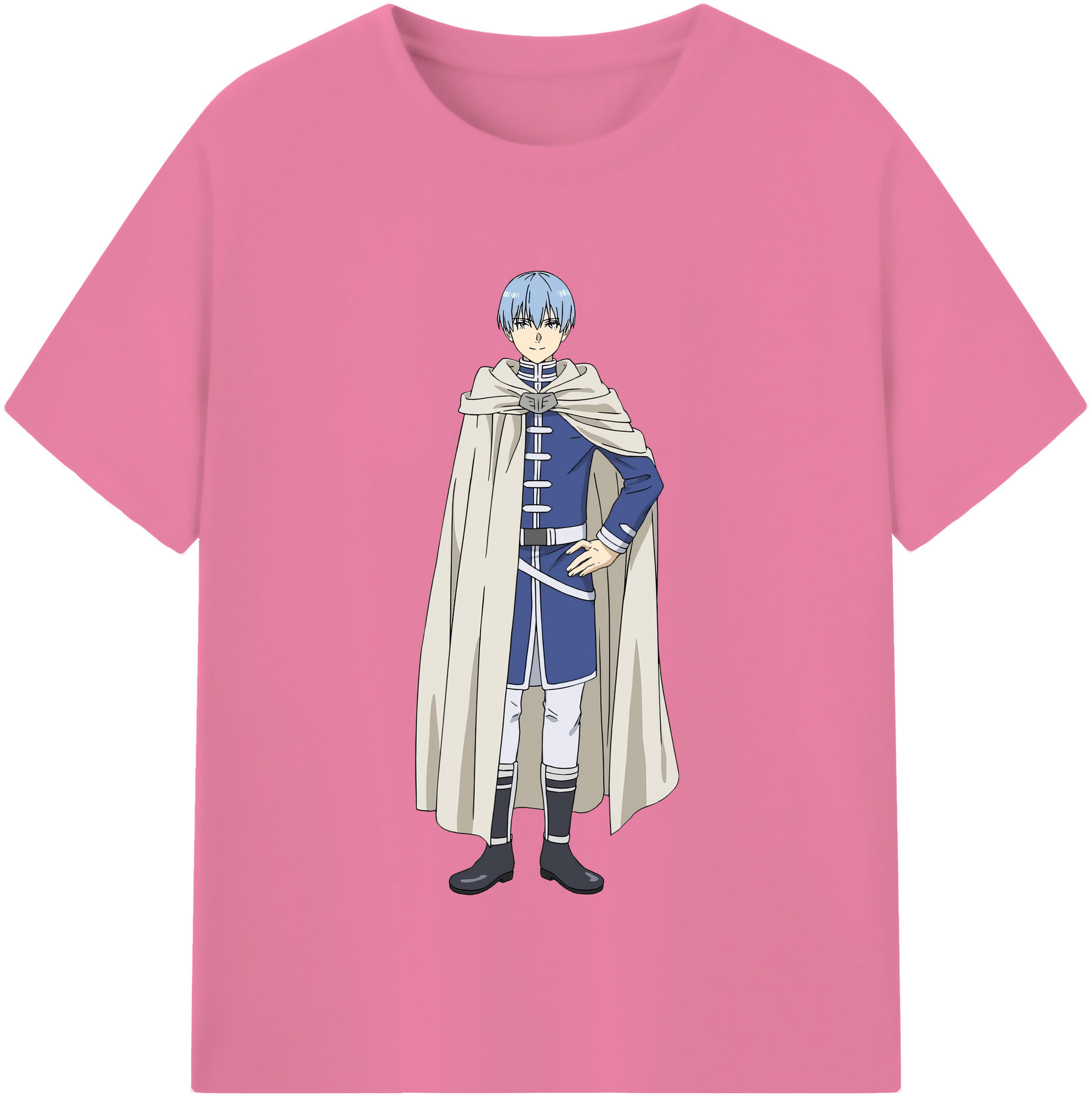 （画像用） 葬送のフリーレン Frieren 綿100％半袖Tシャツ（フロントプリント）